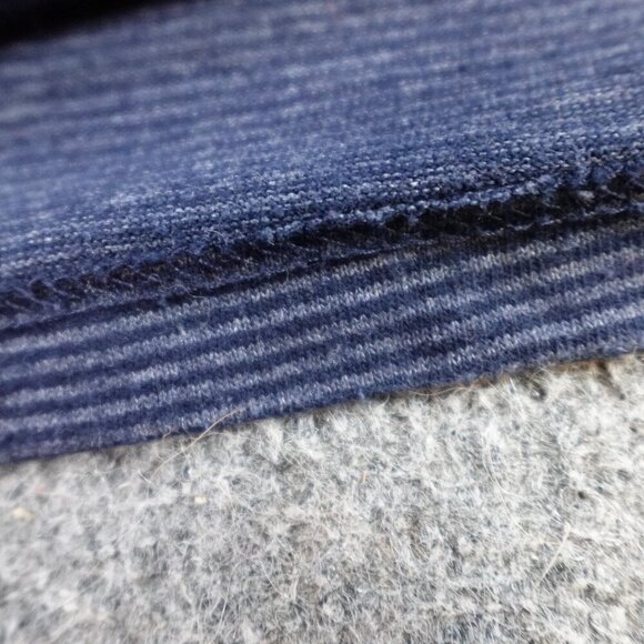 Vintage Santa Barbara California Shirt Medium Blue Striped  Embroidered - Picture 7 of 10